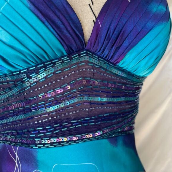 Cache Long Beaded sequin mermaid dress - Picture 4 of 8